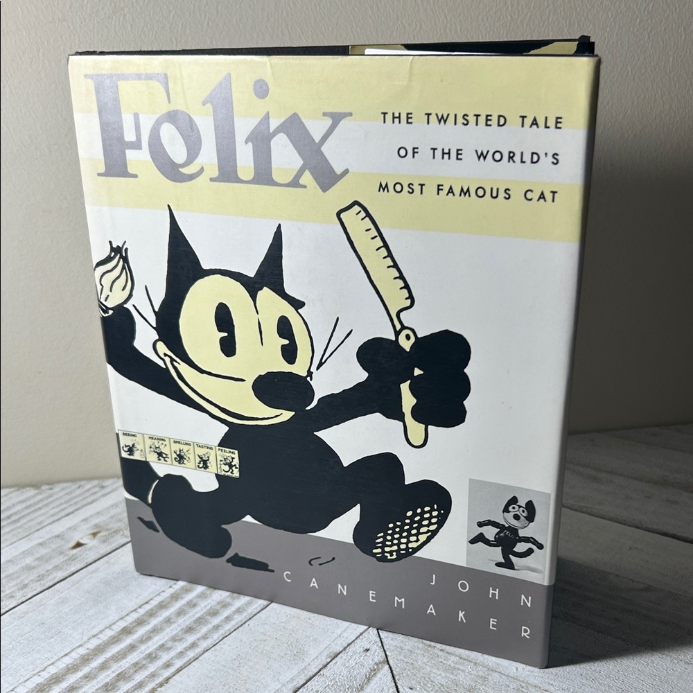 VINTAGE 1991 | Felix The Cat John Canemaker Art Hardcover Book